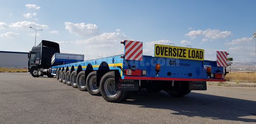 Полуприцеп платформа - Gt Semi Trailers - сверхнизкий / восьмиосный / буксируемый