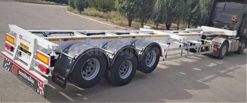 Полуприцеп контейнеровоз - Gt Semi Trailers - скелетный / трехосный / буксируемый