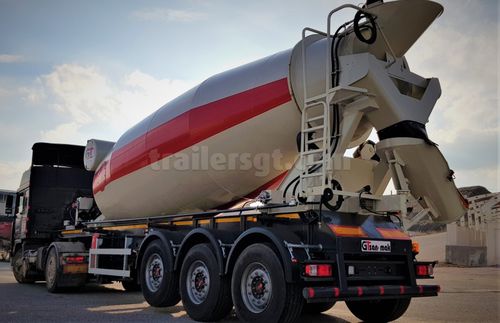 Полуприцеп бункер - Gt Semi Trailers - для бетона / трехосный / буксируемый
