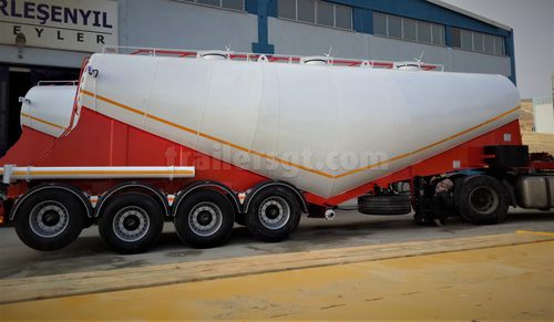 Прицеп бункер - Gt Semi Trailers - для цемента / четырехосный / буксируемый