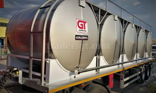Полуприцеп цистерна - Gt Semi Trailers - для молока / двухосный / буксируемый