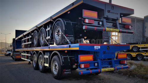 Полуприцеп платформа - Gt Semi Trailers - для товаров / трехосный / четырехосный