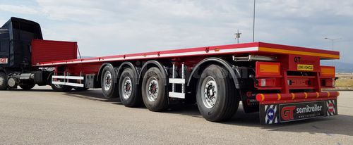 Полуприцеп платформа - Gt Semi Trailers - для товаров / трехосный / четырехосный