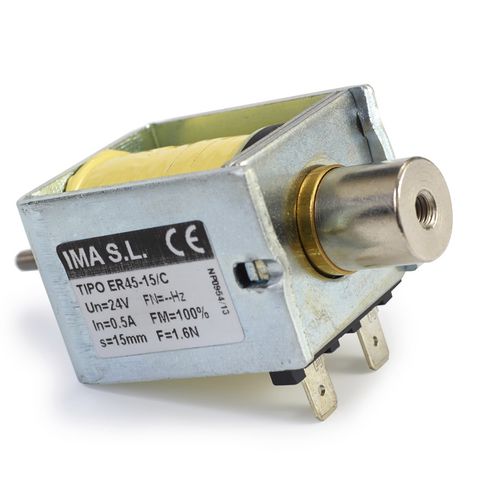 Линейный электромагнит - ER45-15/C - IMA - двойного действия