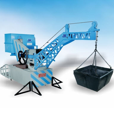 Фиксированный башенный кран - JKMINI series - Safari Construction Equipments Private Limited - с подъемной стрелой / для фасада здания / для подъема