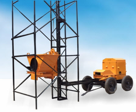 Электрическое подъемное устройство - SAFARI series - Safari Construction Equipments Private Limited - с дизельным двигателем / мобильное / для строительных работ