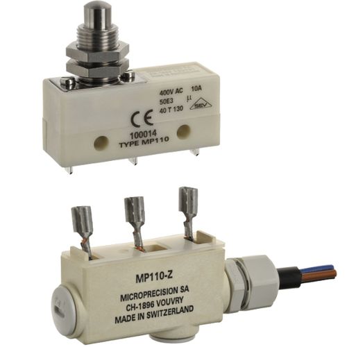 Микропереключатель с рычагом - MP110 - Microprecision Electronics - однополюсный / IP67 / герметичный