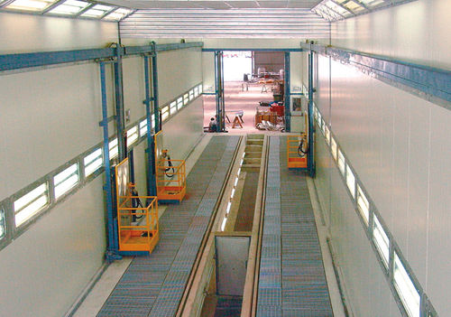 Закрытая окрасочная кабина - for trains - SAVIM EUROPE
