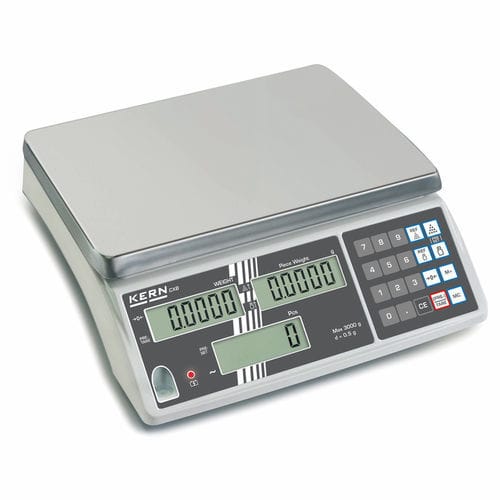 Весы счетчик - CXB 30K10NM - KERN & SOHN - килограмм / внешний / с дисплеем LCD