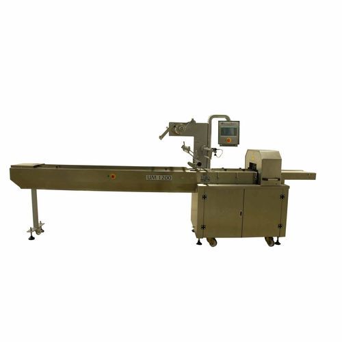 Упаковочная машина контролируемая PLC - UM 1200 - Uygurlar Makina - горизонтальная / для хлебопекарного производства / с конвейером