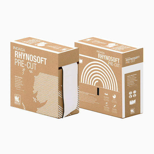 Абразив из оксида алюминия - RHYNOSOFT PRE-CUT - INDASA - из бумаги / смола / прочный