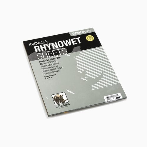 Абразив из оксида алюминия - RHYNOWET WHITE LINE - INDASA - из бумаги / смола / прочный
