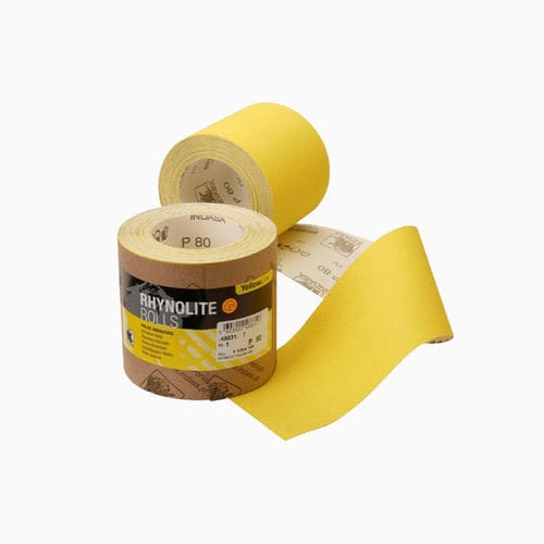 Абразив из оксида алюминия - RHYNOLITE YELLOW LINE - INDASA - из бумаги / смола / широкий