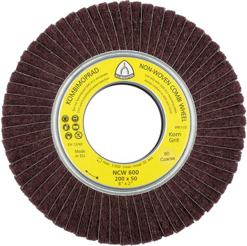 Круговая щетка - NCW 600  - KLINGSPOR - для отделки / для очистки сварки / для очистки