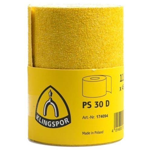 Абразивный валик из оксида алюминия - PS 30 D  - KLINGSPOR - из бумаги / смола / для дерева