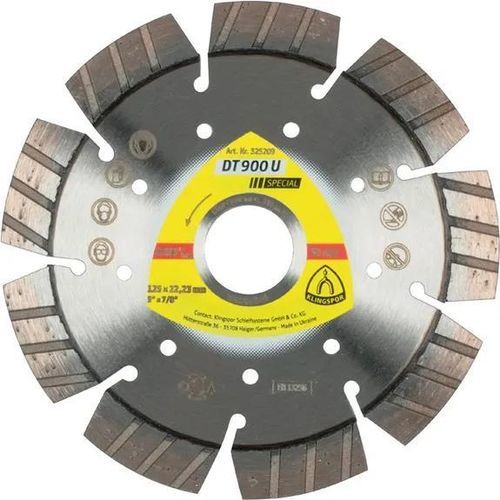 Режущий круг для камня - DT 900 U Special - KLINGSPOR - для бетона / для керамического материала / для плиточного пола