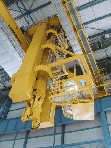 Двухбалочный мостовой кран - CTI Systems S.à r.l. - с грейферным захватом