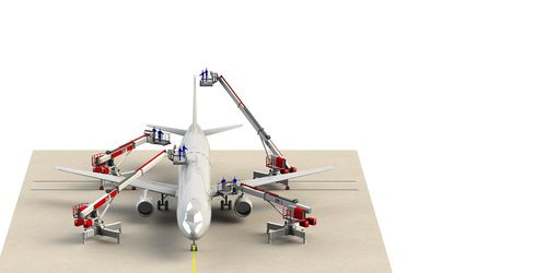 Стационарная подъемная платформа - AJP - CTI Systems S.à r.l. - для внешнего использования