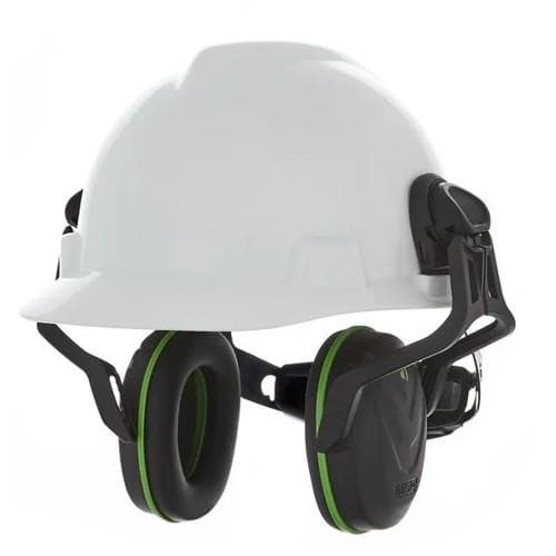 Строительная каска - V-Gard® - Mine Safety Appliances Company - белая / промышленная