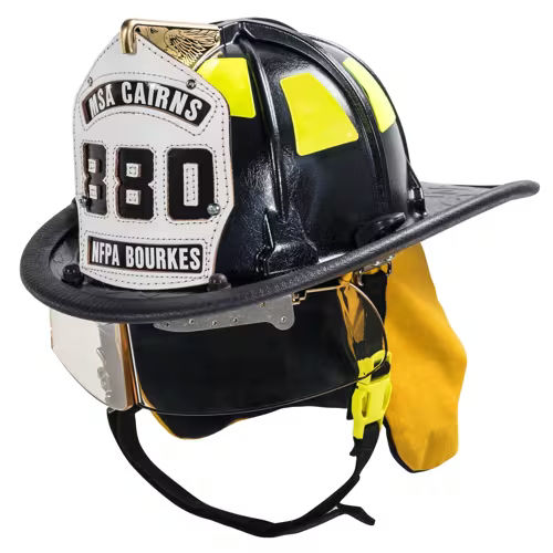 Каска для пожарного - Cairns® 880 - Mine Safety Appliances Company - черная