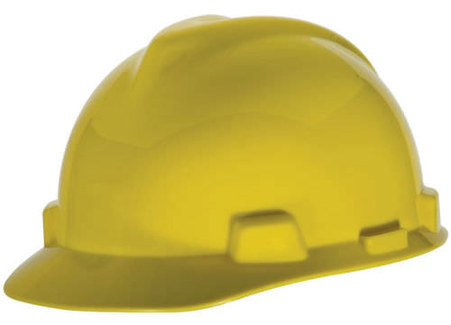 Строительная каска - V-Gard® - Mine Safety Appliances Company - EN 397 / желтая
