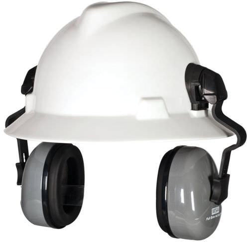 Каска для электромонтера - SH® - Mine Safety Appliances Company - EN 50365 / белая / противошумная