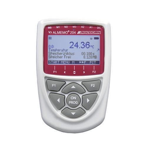 Прибор для измерения с регистратором данных - ALMEMO® 202-S - Ahlborn Mess- und Regelungstechnik GmbH - температуры / напряжение / теплопроводности