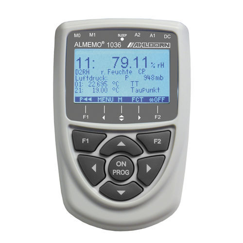 Прибор для измерения температуры точки росы - ALMEMO® 1036-2 - Ahlborn Mess- und Regelungstechnik GmbH - относительная влажность / цифровой / Pt100