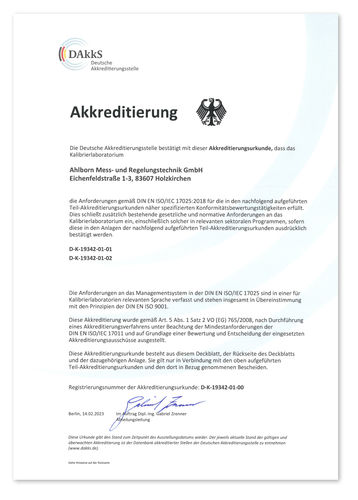 Калибратор точка росы - Ahlborn Mess- und Regelungstechnik GmbH - для измерения относительной влажности / давления / для измерения температуры