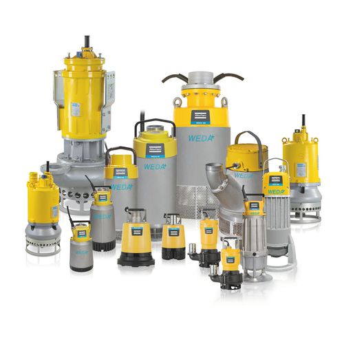 Компактный насос - WEDA series - Atlas Copco Construction Tools - с ротором / для воды / шламовый