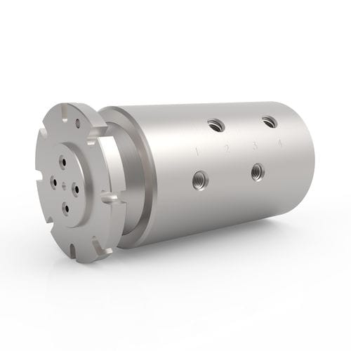 Поворотное соединение для воды - HPS - DSTI - Dynamic Sealing Technologies - для масла / 4 прохода / гидравлическое