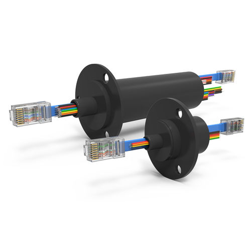 Вращающийся коллектор через Ethernet - ESE series - DSTI - Dynamic Sealing Technologies - Gigabit Ethernet / с капсулой / компактный