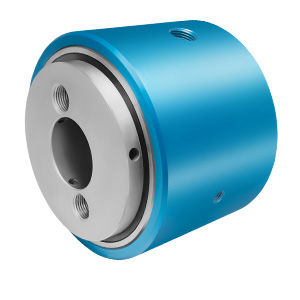 Поворотное соединение для газа - QB-1060402 - DSTI - Dynamic Sealing Technologies - 2 прохода / для ротационного стола / из алюминия