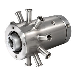 Поворотное соединение для газа - QB-09102 - DSTI - Dynamic Sealing Technologies - 2 прохода / для пищевой промышленности / для автоматической системы
