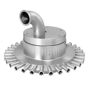 Поворотное соединение для воды - QB-1021001 - DSTI - Dynamic Sealing Technologies - для пищевых продуктов / для применения в пищевой отрасли / для заполнения