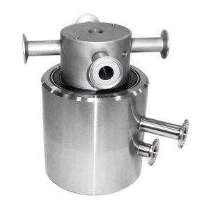 Поворотное соединение для масла - BE-07962 - DSTI - Dynamic Sealing Technologies - для газа / для пищевых продуктов / 2 прохода