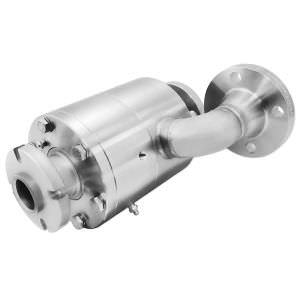 Поворотное соединение для химических продуктов - TF-10302 - DSTI - Dynamic Sealing Technologies - 2 прохода / для использования в медицине / из нержавеющей стали