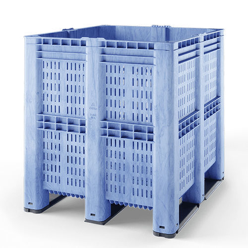 Вентилируемый ящичный поддон - Pallet Box 3R  - Cabka - из пластика / для хранения / для разгрузочно-погрузочных работ