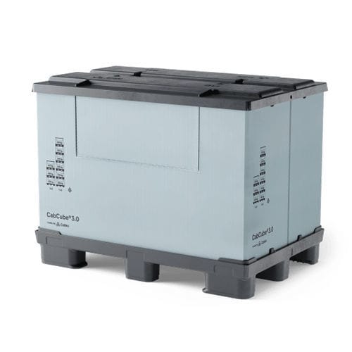 Ящичный поддон из пластика - CabCube 3.0 (9F) - Cabka - для хранения / транспортный / для разгрузочно-погрузочных работ
