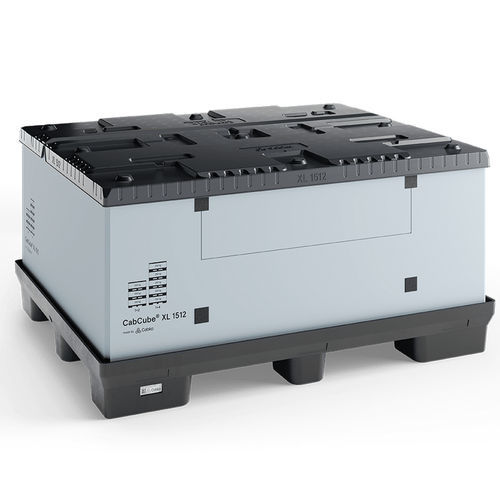 Ящичный поддон из полипропилена - CabCube XL 1512 (9F) - Cabka - из полиэтилена / транспортный / для хранения