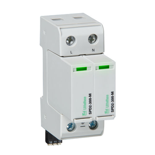 Молниеотвод тип 2 - SPD2 2P+0 series - Littelfuse - тип 1 / класс II / 2 полюса