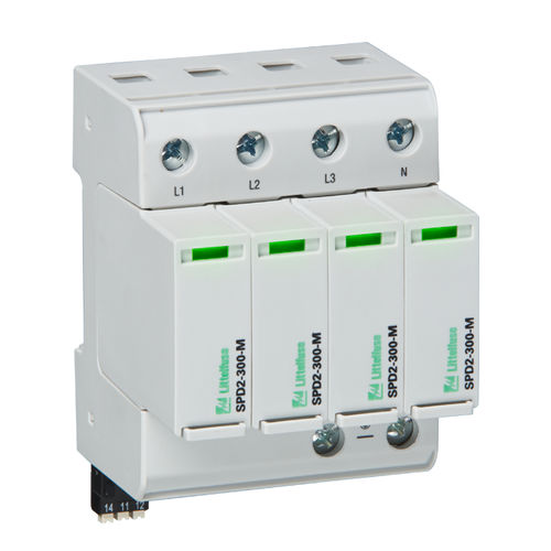 Молниеотвод тип 2 - SPD2 4P+0 series - Littelfuse - тип 1 / класс II / многополюсный