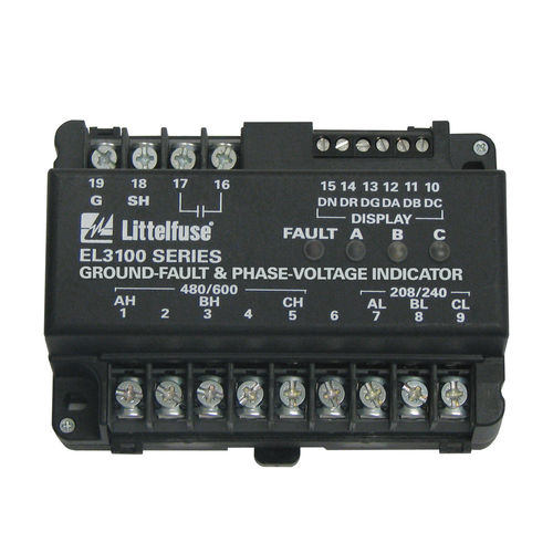 Индикатор дефекта массы - EL3100-00  - Littelfuse - напряжения / LED / на DIN-рейке
