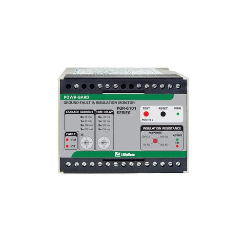Реле для наблюдения замыкания на землю - PGR-6101-120 - Littelfuse - изоляции / 2NO/NF / трехфазовое