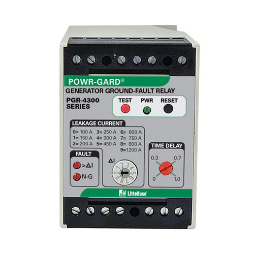 Защитное реле для генератора - PGR-4300 series - Littelfuse - для монтажа на панели / с временной задержкой / регулируемое
