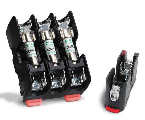 Цилиндрическая сменная часть плавкого предохранителя - L600C-DINR series - Littelfuse - на DIN-рейке / Класс CC