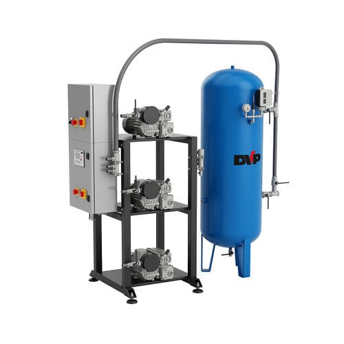 Система вакуумирования со смазкой - CPA TRIPLEX H series - DVP Vacuum Technology - медицинская / промышленная / автоматическая