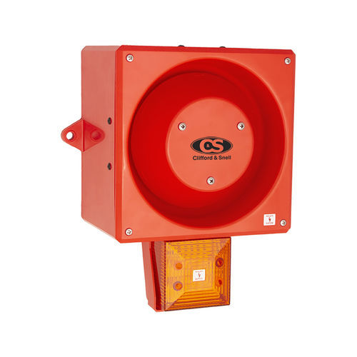 Сирена со светодиодным индикатором - YL80 Hi Vis - Moflash Signalling - с мигающим индикатором / с постоянным световым сигналом / электронная