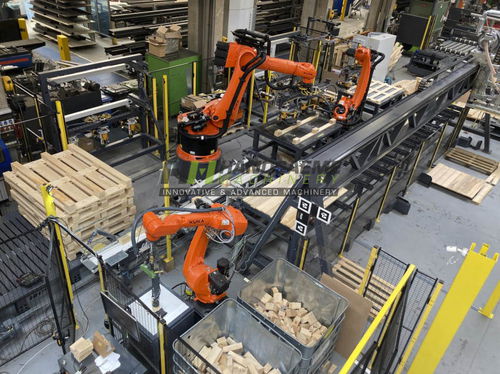 Производственная линия для поддонов - BOS-ROBOT - HANDSAEME MACHINERY - роботизированная / для деревообрабатывающей промышленности