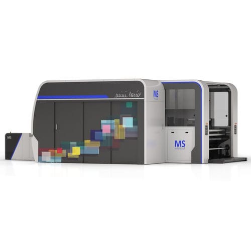 Печатная машина для текстиля - Mini Lario - MS PRINTING SOLUTIONS - 8-цветная / высокоскоростная